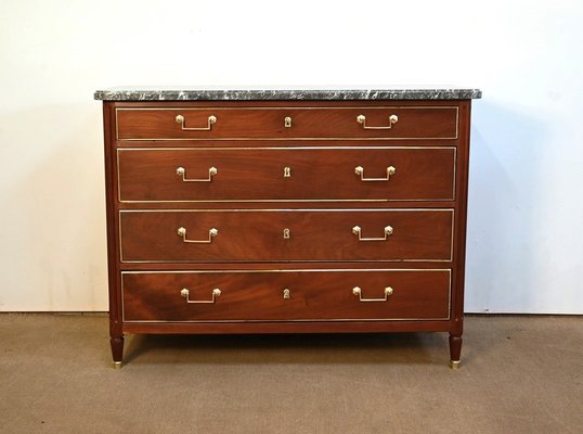 19th Century Louis XVI Chest of Drawers in Mahogany-RVK-1726169