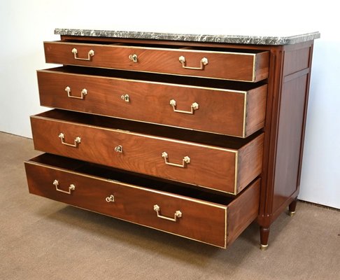 19th Century Louis XVI Chest of Drawers in Mahogany-RVK-1726169