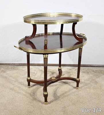 19th Century Louis XVI Mahogany Side Table-RVK-1787532