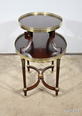 19th Century Louis XVI Mahogany Side Table-RVK-1787532