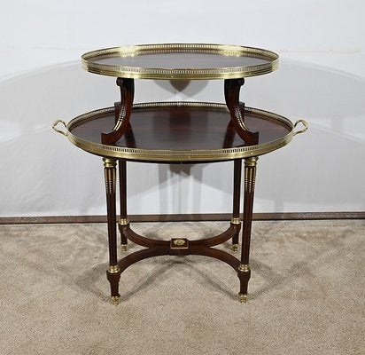 19th Century Louis XVI Mahogany Side Table-RVK-1787532