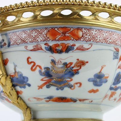 19th Century Louis XVI Style French Bronze Imari Bowl-KMT-1428014