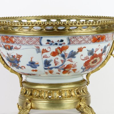 19th Century Louis XVI Style French Bronze Imari Bowl-KMT-1428014