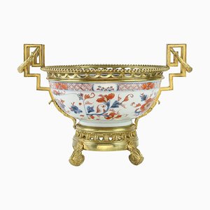 19th Century Louis XVI Style French Bronze Imari Bowl-KMT-1428014