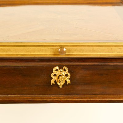 19th Century Louis XVI Style Gilt Bronze Mounted Marquetry Poudreuse or Vanity-KMT-726890