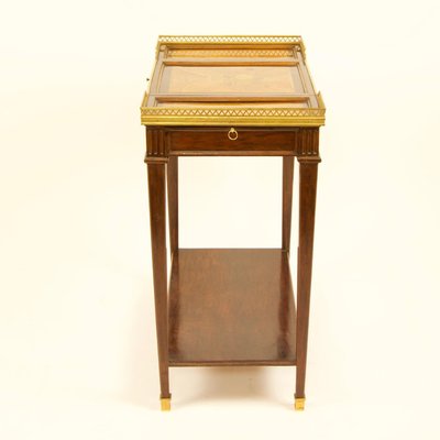 19th Century Louis XVI Style Gilt Bronze Mounted Marquetry Poudreuse or Vanity-KMT-726890