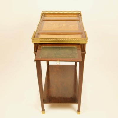 19th Century Louis XVI Style Gilt Bronze Mounted Marquetry Poudreuse or Vanity-KMT-726890