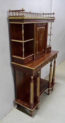 19th Century Louis XVI Style Mahogany Cabinet-RVK-581208