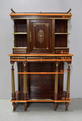 19th Century Louis XVI Style Mahogany Cabinet-RVK-581208