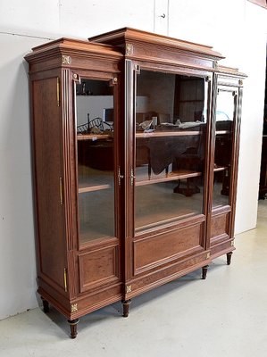 19th Century Louis XVI Style Mahogany Wall Unit-RVK-880973