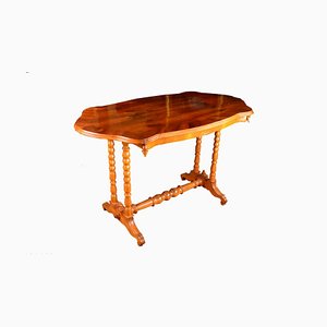 19th Century Ludwik Filip Cherrywood Table, Poland-FSD-1361853