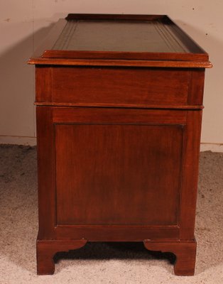 19th Century Mahogany Campaign Desk-HPU-1345156