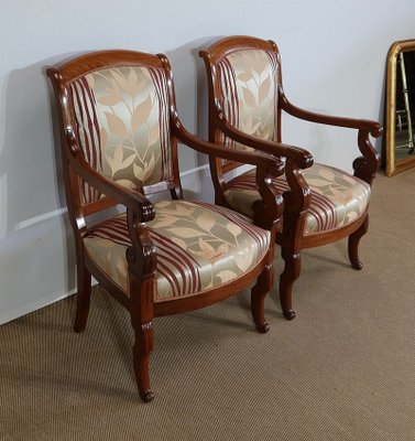 19th Century Mahogany Chairs, Set of 2-RVK-1251158