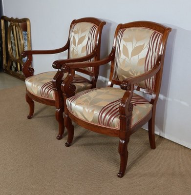 19th Century Mahogany Chairs, Set of 2-RVK-1251158