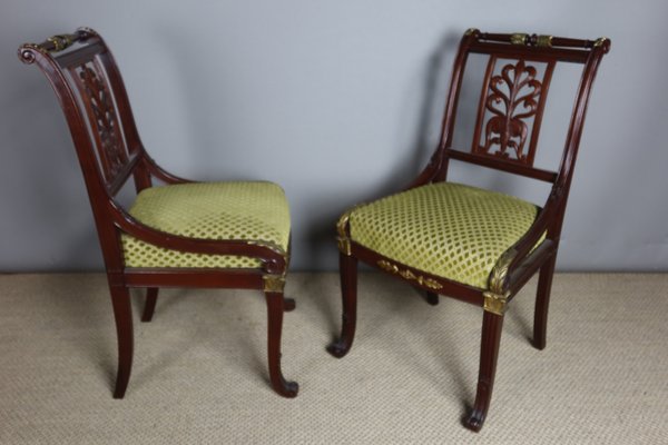 19th Century Mahogany Chairs, Set of 2-WSV-2019898