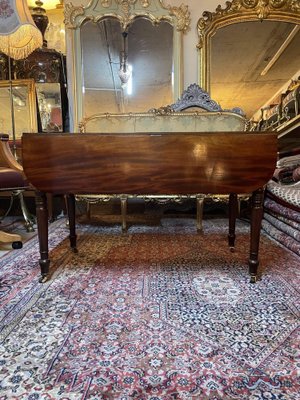 19th Century Mahogany Pembroke Drop Leaf Table-NSG-1800808