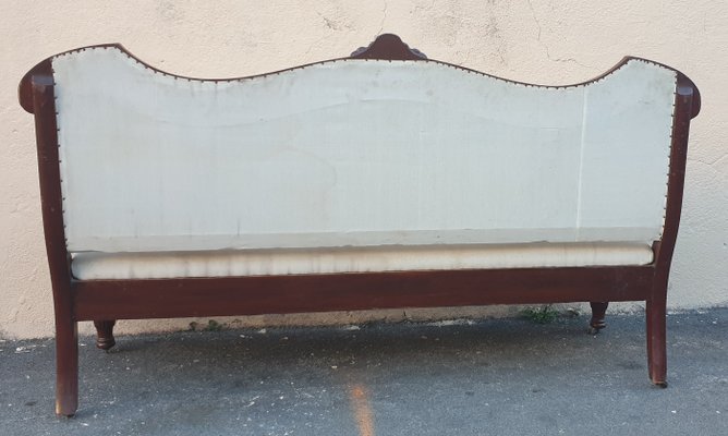 19th Century Mahogany Sofa-SYQ-880716