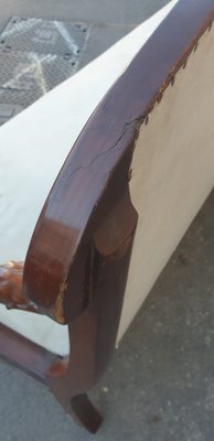 19th Century Mahogany Sofa-SYQ-880716