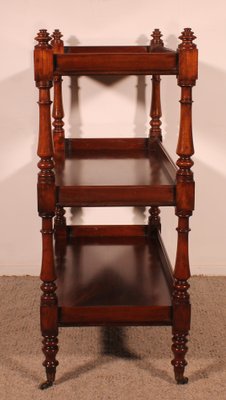 19th Century Mahogany Three Tier Buffet-HPU-1791596