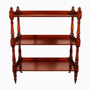 19th Century Mahogany Three Tier Buffet-HPU-1791596