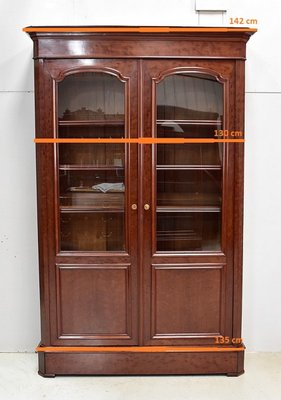 19th Century Mahogany Veneer Cabinet-RVK-686864