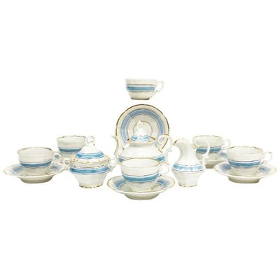 19th Century Miniature Child's Tea Service in Porcelain, Set of 9-UCH-1224569