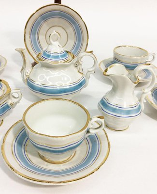 19th Century Miniature Child's Tea Service in Porcelain, Set of 9-UCH-1224569