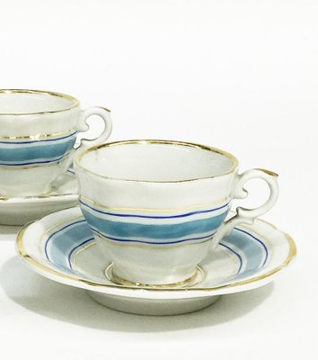 19th Century Miniature Child's Tea Service in Porcelain, Set of 9-UCH-1224569