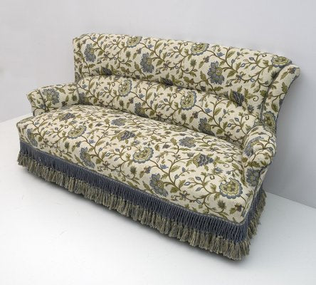 19th Century Napoleon III Brocade Sofa & Armchairs, Set of 3-FER-1338291