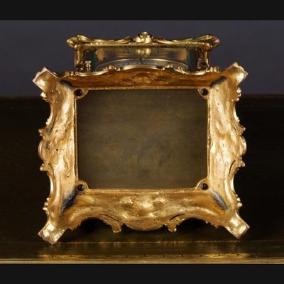 19th Century Napoleon III Fire-Gilt Fireplace Clock, 1890s-FLW-1401947