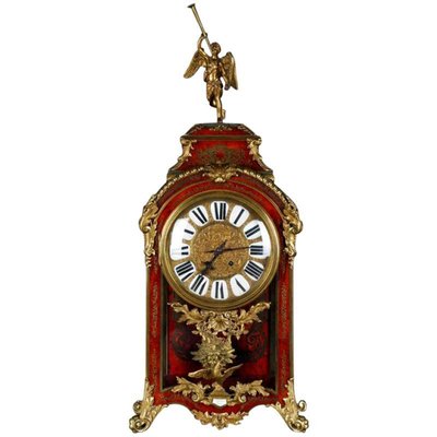 19th Century Napoleon III Fireplace Boulle Clock, 1890s-FLW-1401831