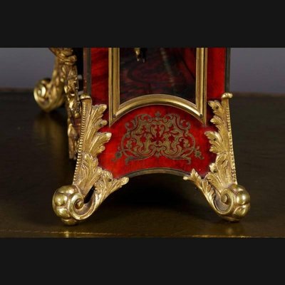 19th Century Napoleon III Fireplace Boulle Clock, 1890s-FLW-1401831