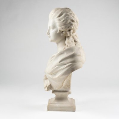 19th Century Napoleon III Marble Bust of Madame Du Barry-WFS-2041562