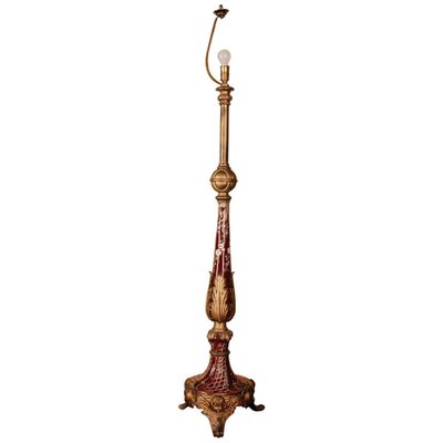 19th Century Napoleon III Museale Petroleum Floor Lamp, 1890s-FLW-1401782