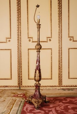 19th Century Napoleon III Museale Petroleum Floor Lamp, 1890s-FLW-1401782