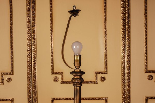 19th Century Napoleon III Museale Petroleum Floor Lamp, 1890s-FLW-1401782