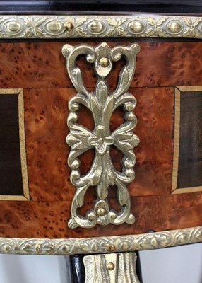 19th Century Napoleon III Rosewood, Thuja Veneer & Blackened Wood Inlaid Planter-RVK-785797