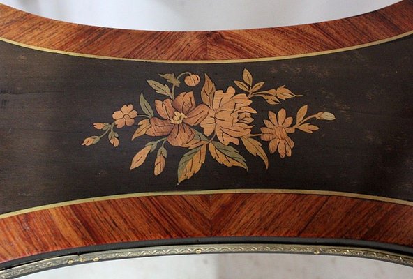 19th Century Napoleon III Rosewood, Thuja Veneer & Blackened Wood Inlaid Planter-RVK-785797