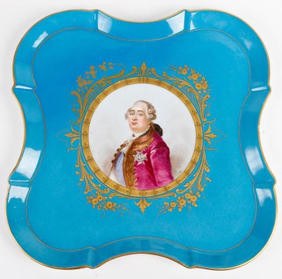 19th Century Napoleon III Service Tête À Tête from Sèvres Porcelain, Set of 6-WFS-1778240