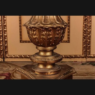 19th Century Napoleon III Style Three-Sided Paws Column-FLW-1401850