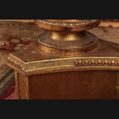 19th Century Napoleon III Style Three-Sided Paws Column-FLW-1401850