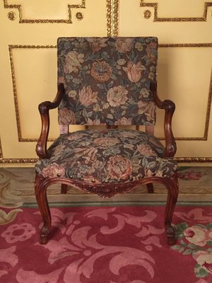 19th Century Neo Baroque Armchair in Walnut, 1850s-FLW-1401876