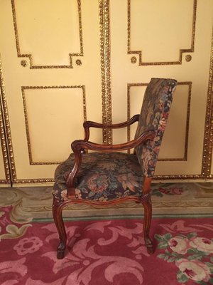 19th Century Neo Baroque Armchair in Walnut, 1850s-FLW-1401876