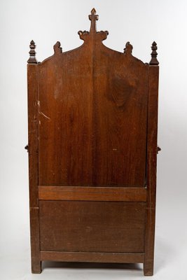 19th Century Neo-Gothic Walnut Armchair-WFS-1419035