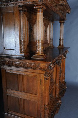 19th Century Neo Renaissance Cabinet in Oak, 1890s-FLW-1402109