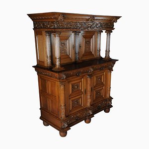 19th Century Neo Renaissance Cabinet in Oak, 1890s-FLW-1402109