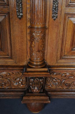 19th Century Neo Renaissance Oak Cabinet, 1890s-FLW-1402331