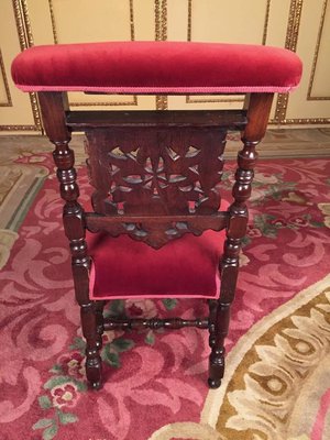 19th Century Neo Renaissance Pray Chair in Oak, 1870s-FLW-1401942