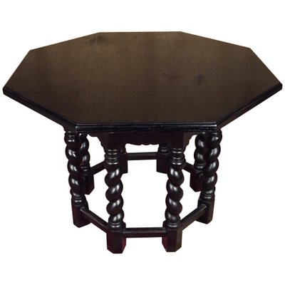 19th Century Neo Renaissance Salon Table in Oak, 1870s-FLW-1401785