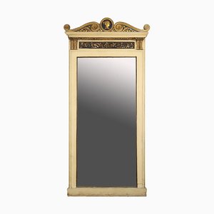 19th Century Neoclassical Wood Fireplace Mirror, Italy-VMM-1355458